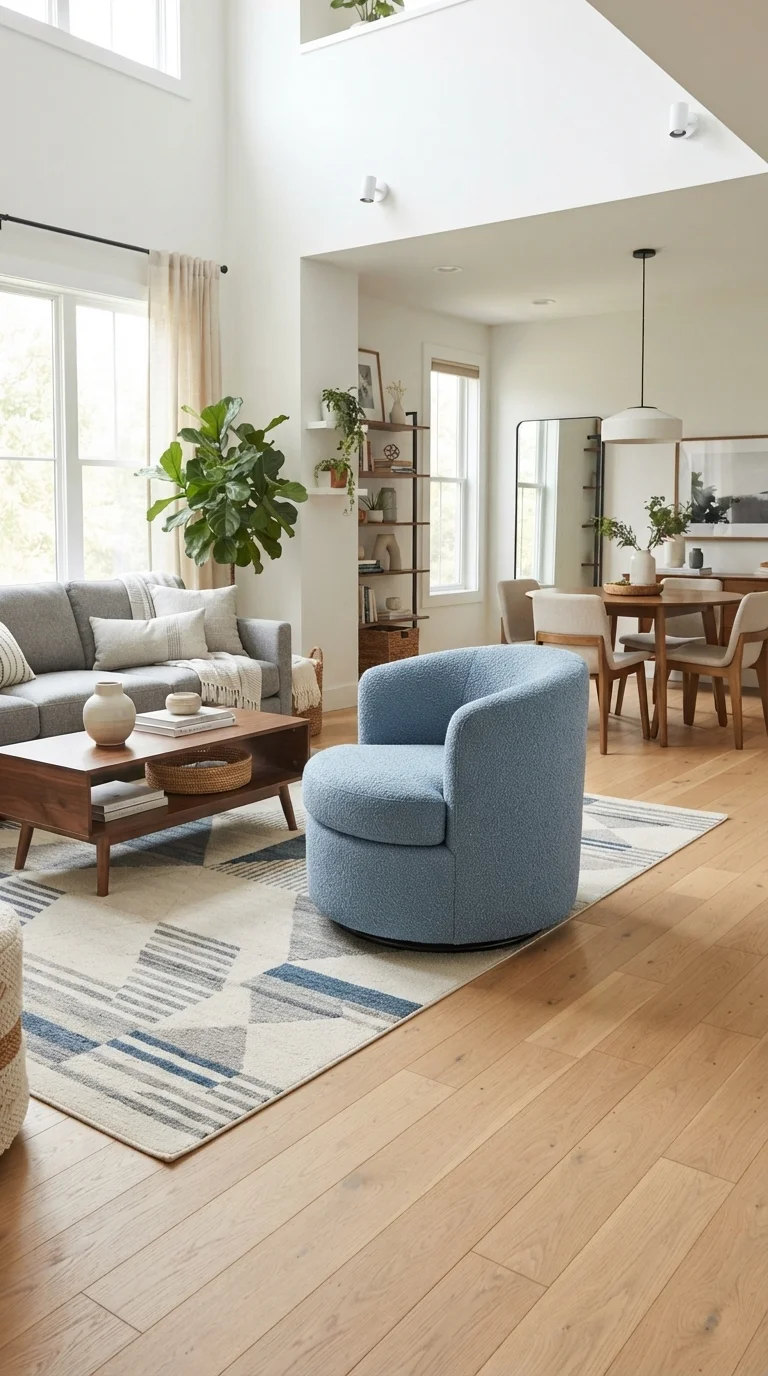 10 Accent Chairs For Living Room 2026 Layout 7. The Swivel Chair for Versatility