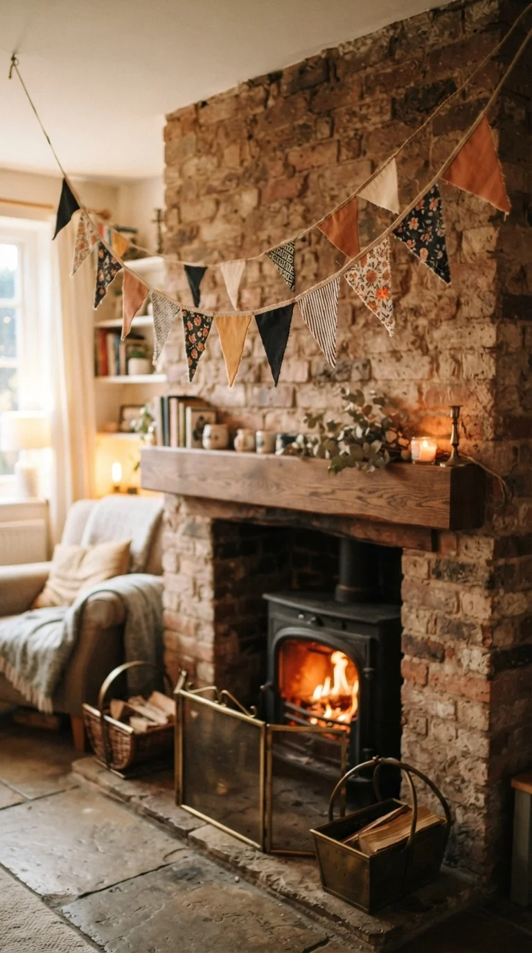 7. Vintage-Inspired Fabric Bunting