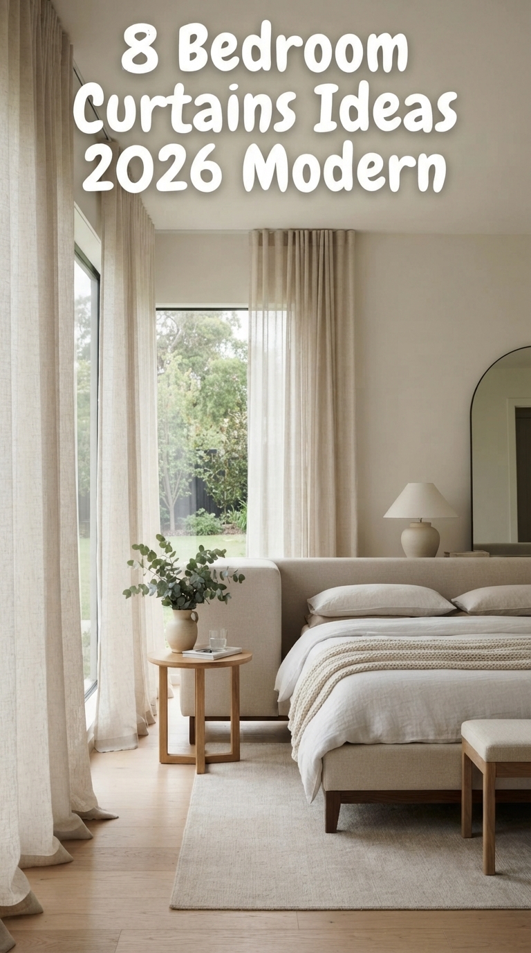 8 Bedroom Curtains Ideas 2026 Modern