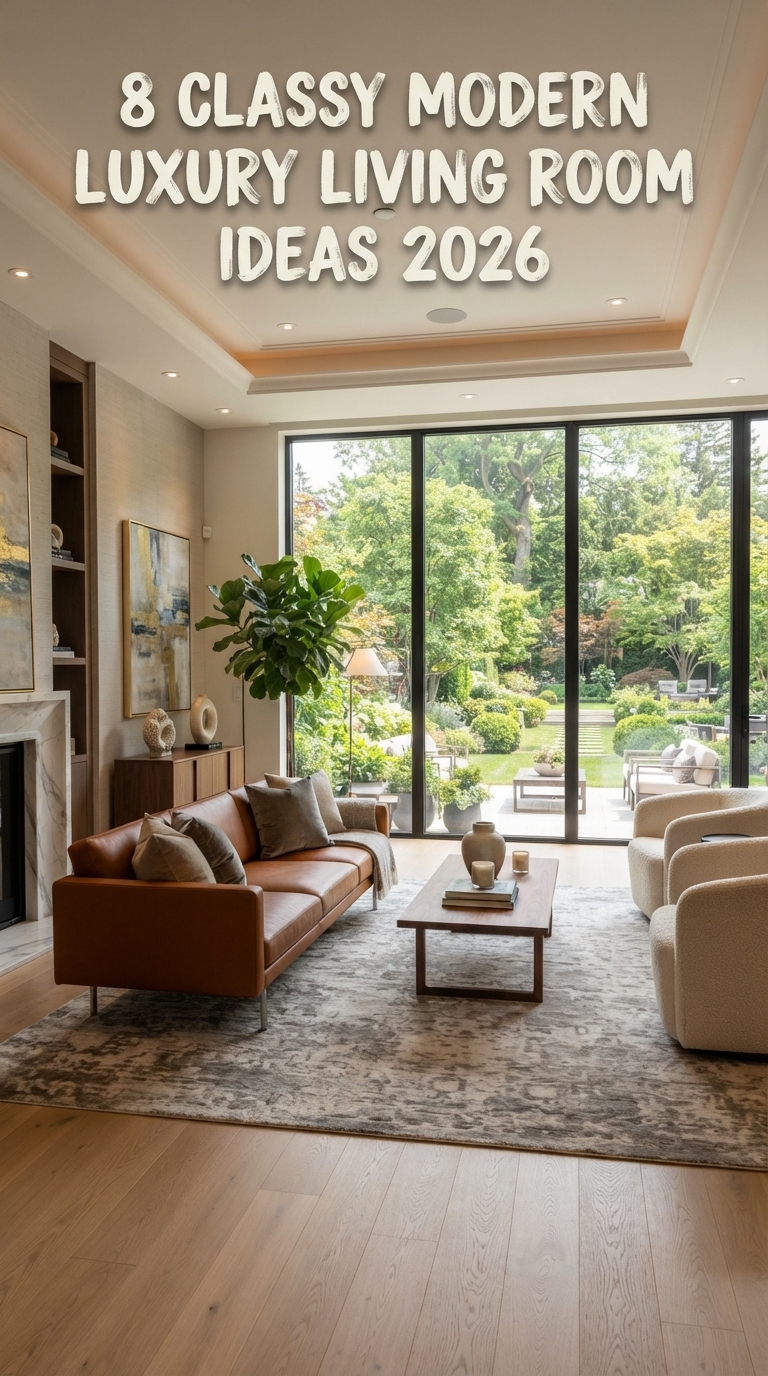 8 Classy Modern Luxury Living Room Ideas 2026 1