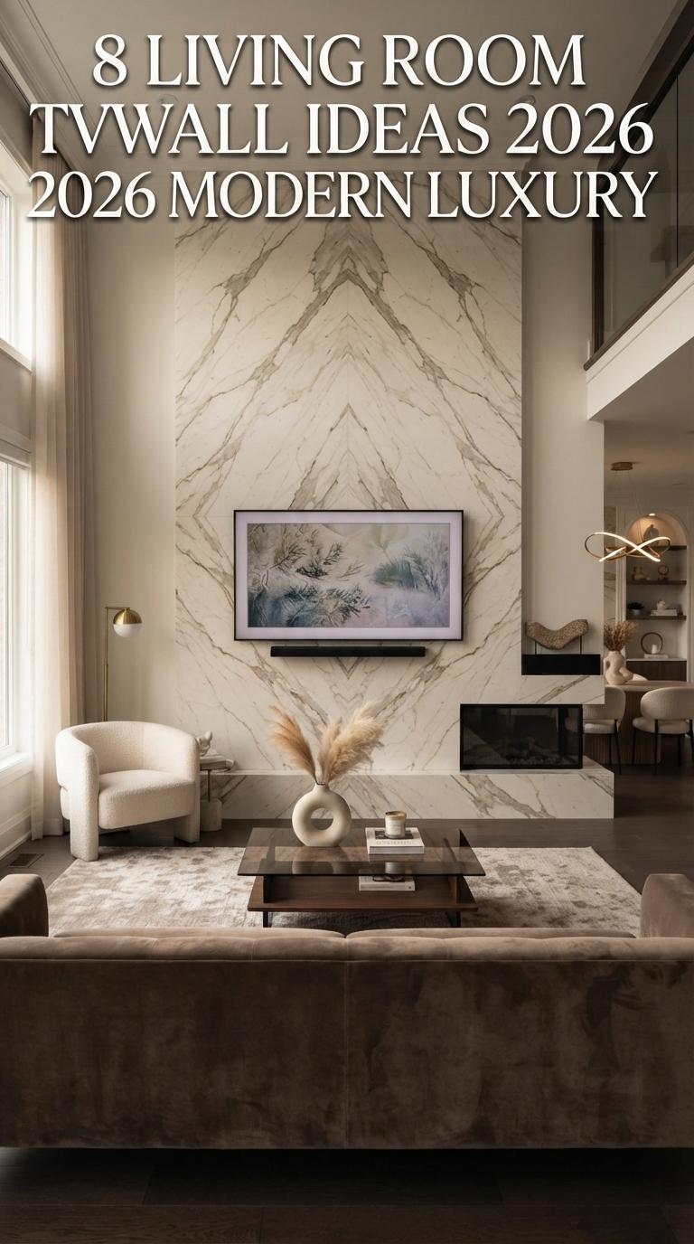 8 Living Room TV Wall Ideas 2026 Modern