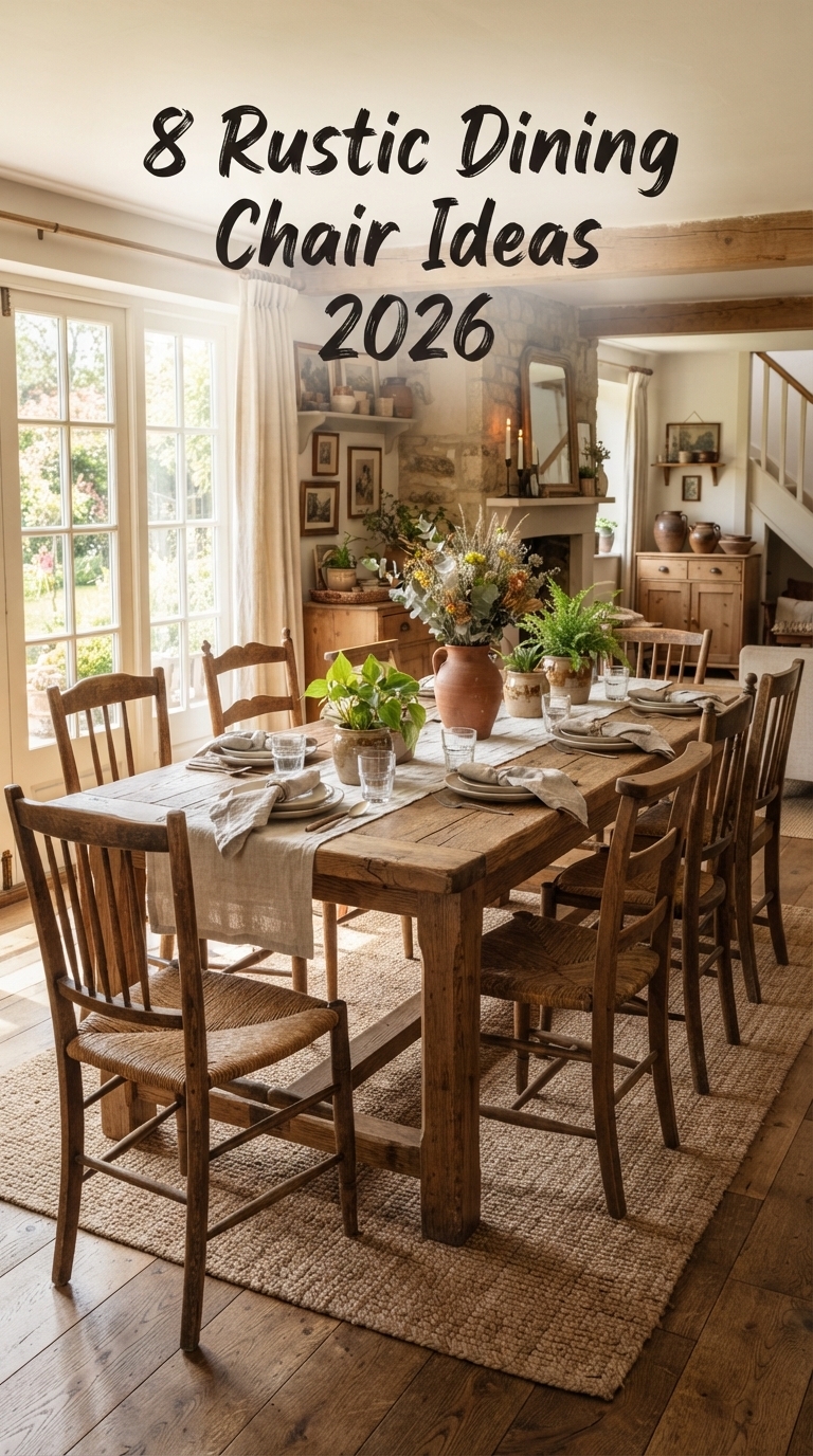 8 Rustic Dining Chair Ideas 2026
