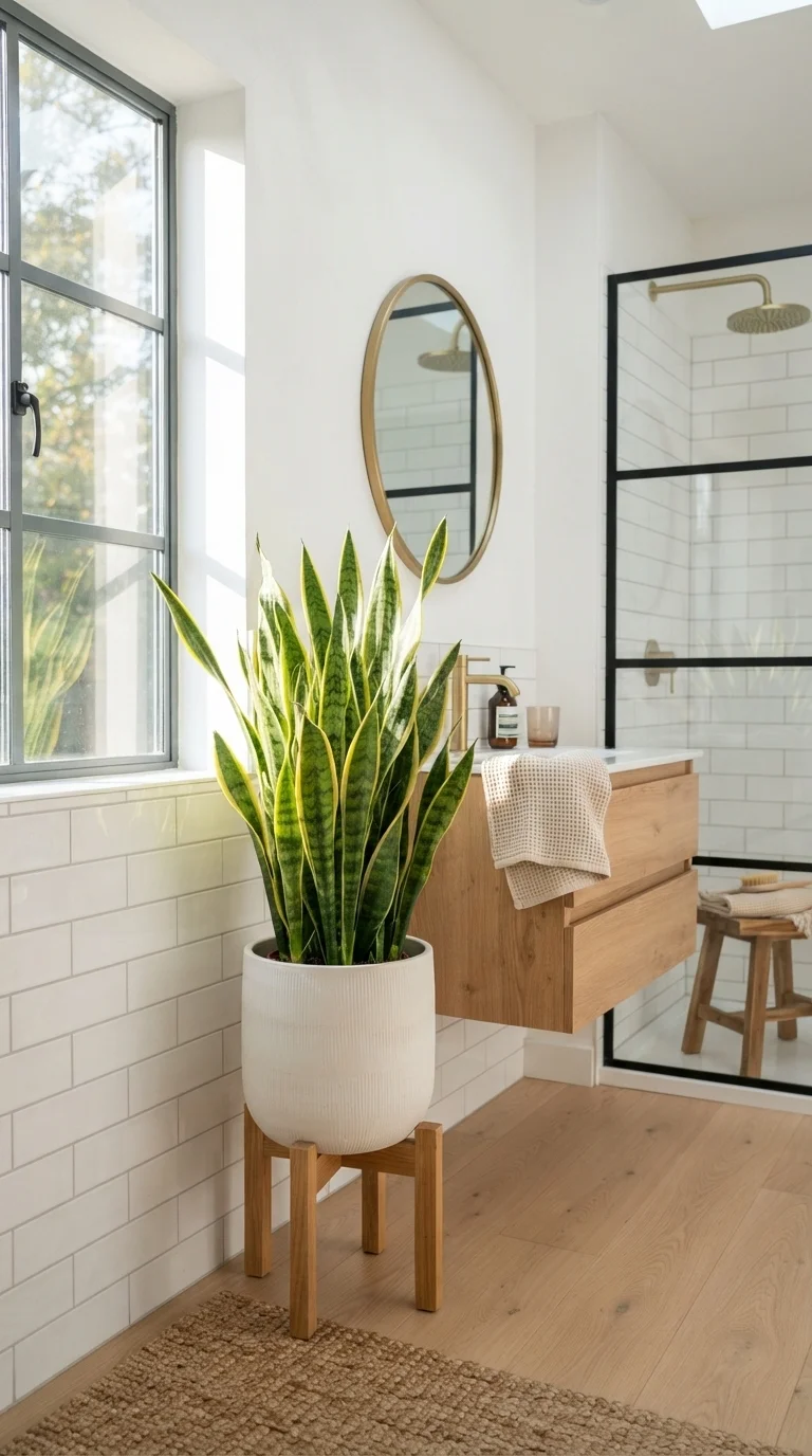 8. Add Breathable Potted Greenery