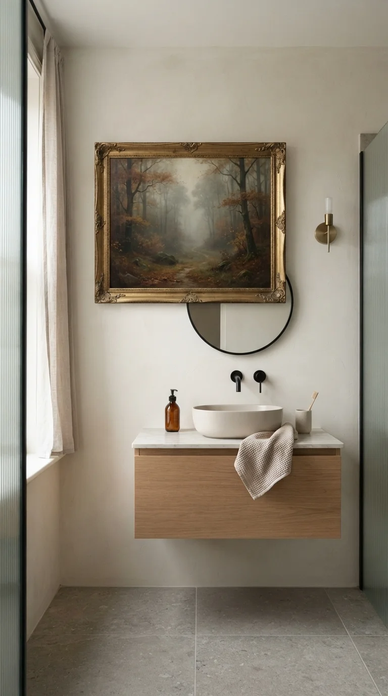 8. Display Art with Moody Landscapes