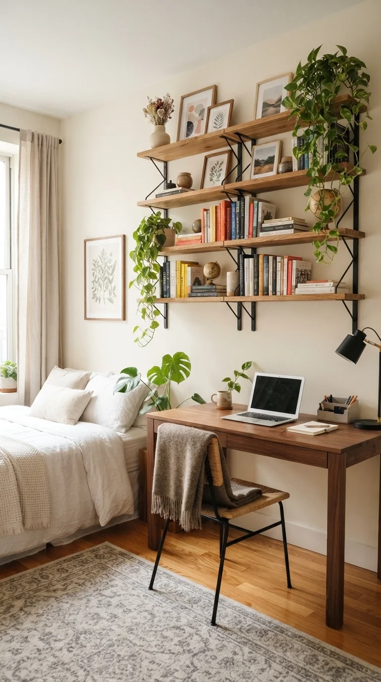 8. Modular Wall-Mounted Shelving Systems