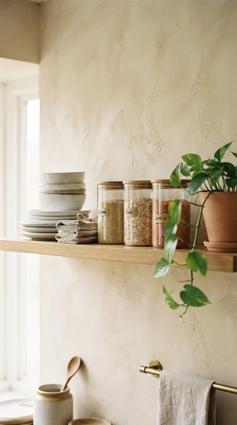 8. Open Shelving and Curated Displays