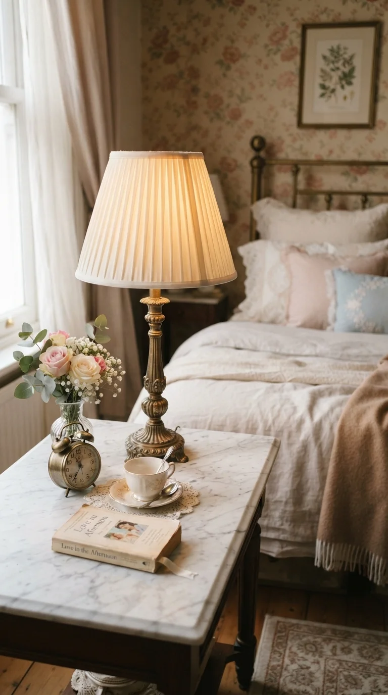 8. Pleated Fabric Shade Lamps