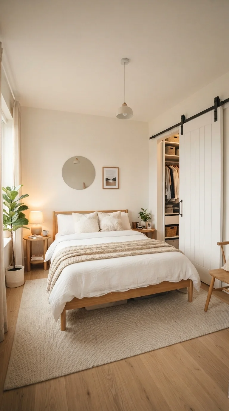 8. Sliding Barn Doors for Closet Access