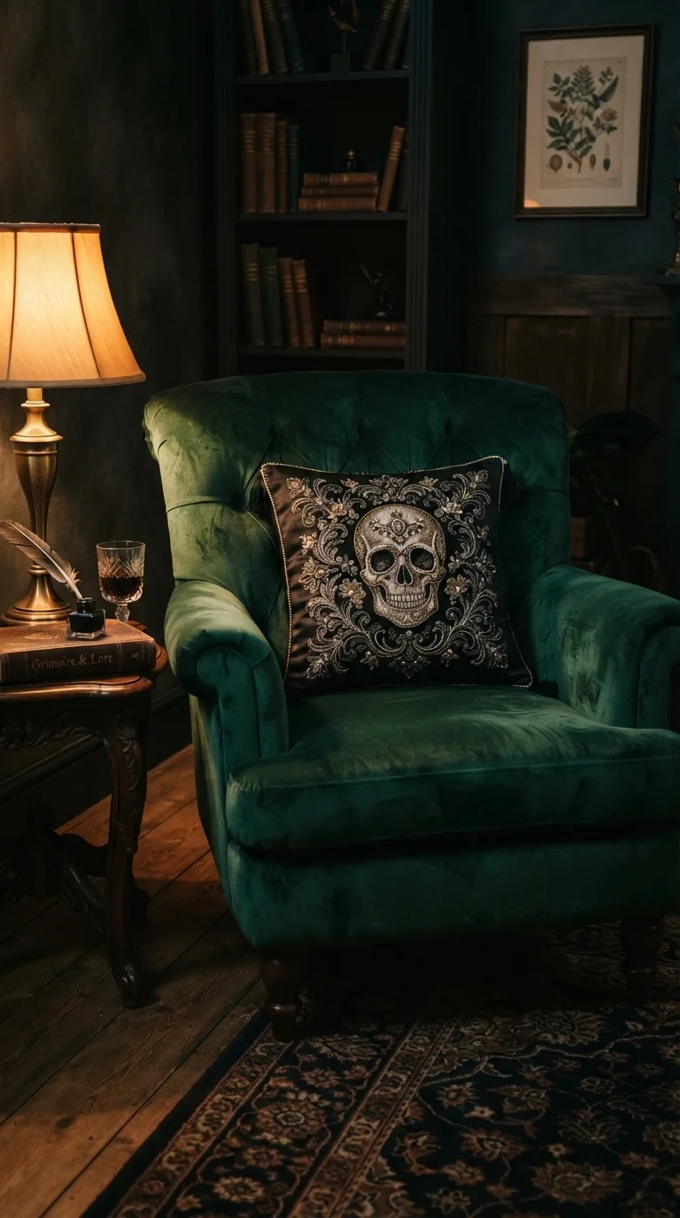 8. Velvet and Silk Textile Accents