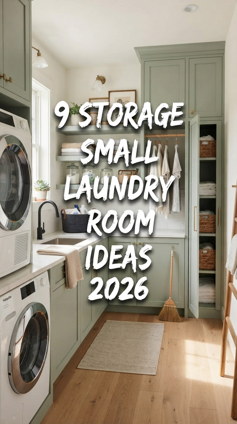 9 Storage Small Laundry Room Ideas 2026