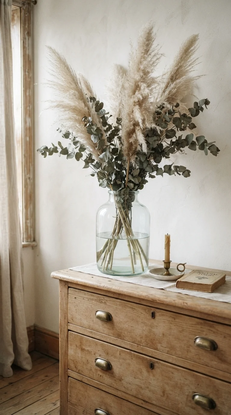 9. Dried Botanical Displays as Natural Decor