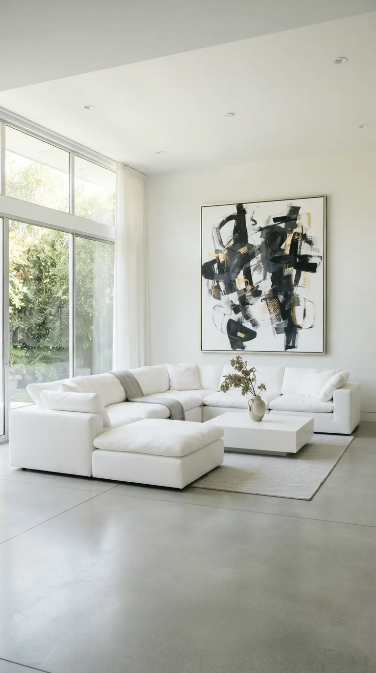 9. Minimalist Gallery Style
