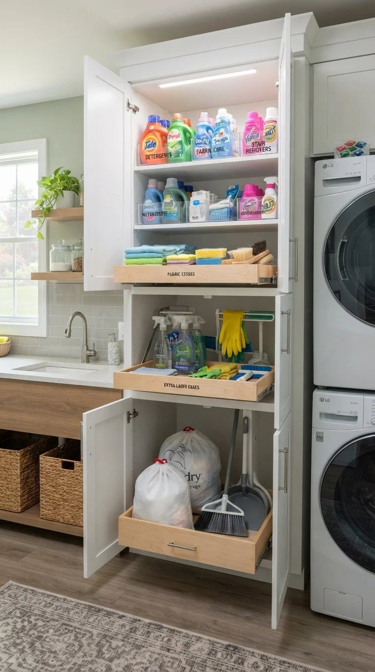 9. Pull-Out Shelving for Ergonomic Access