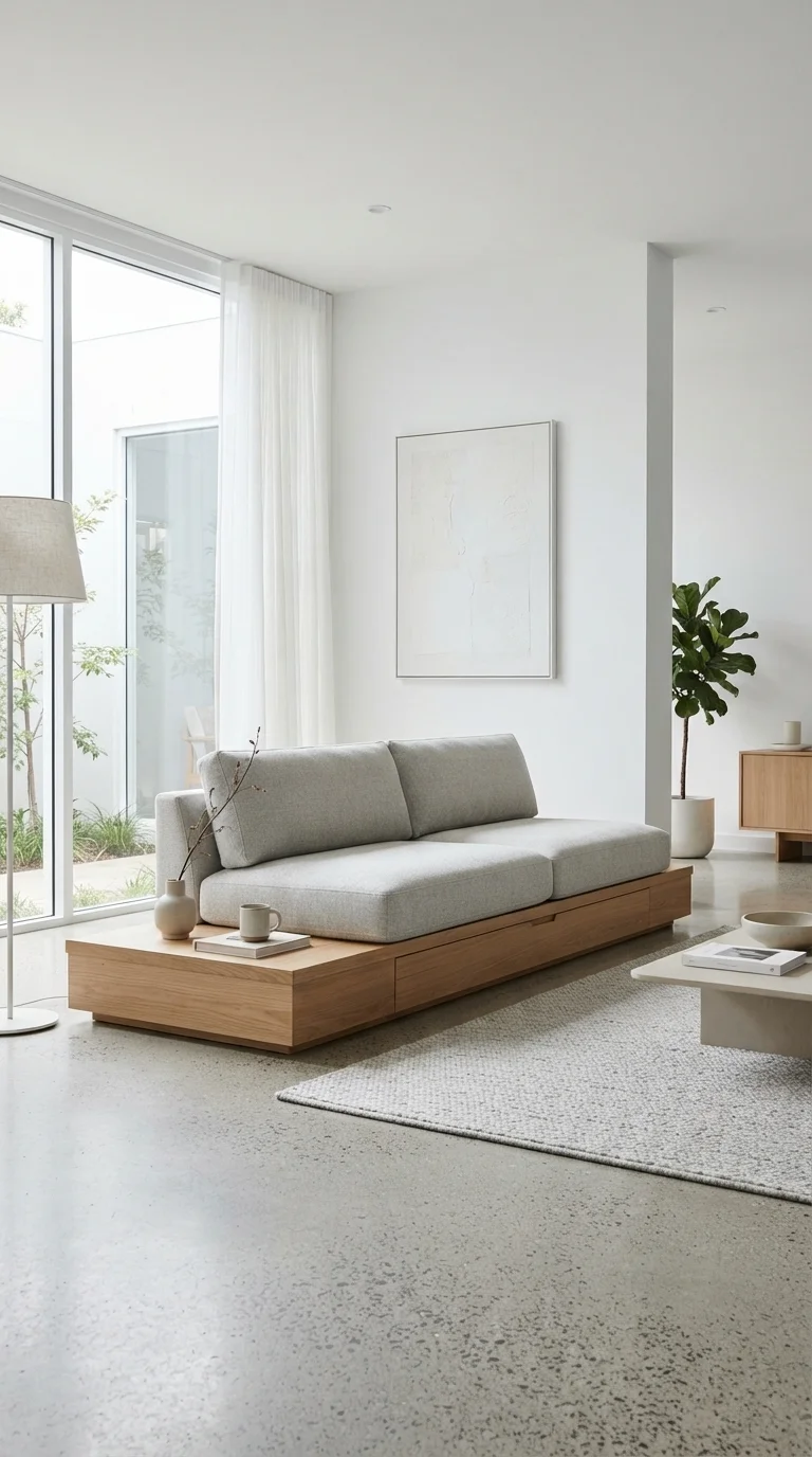 9. The Low-Slung Platform Sofa