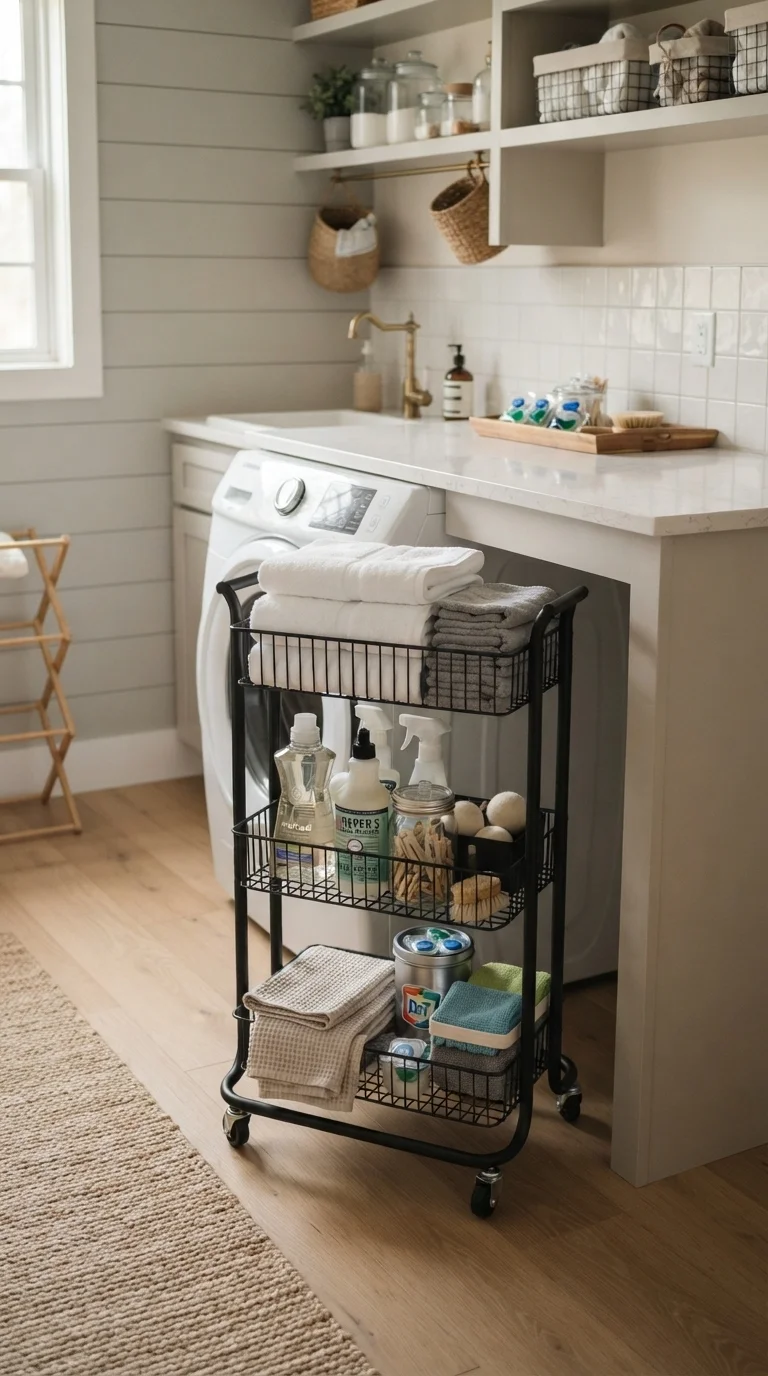 9. Tiered Rolling Utility Carts