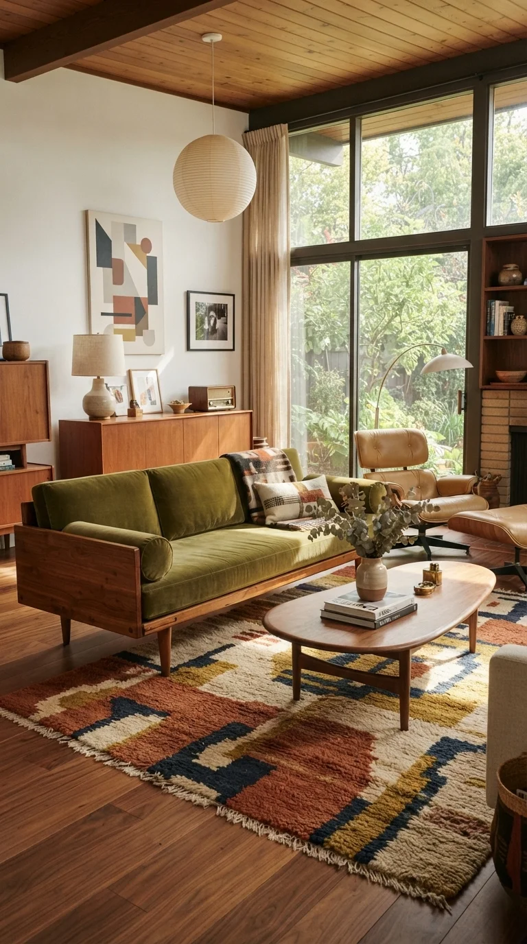 1. Mid-Century Modern Teak Frames