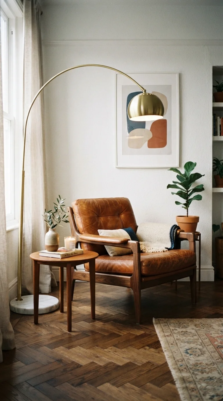 1. Sculptural Brass Arches for Mid-Century Modern Vibes