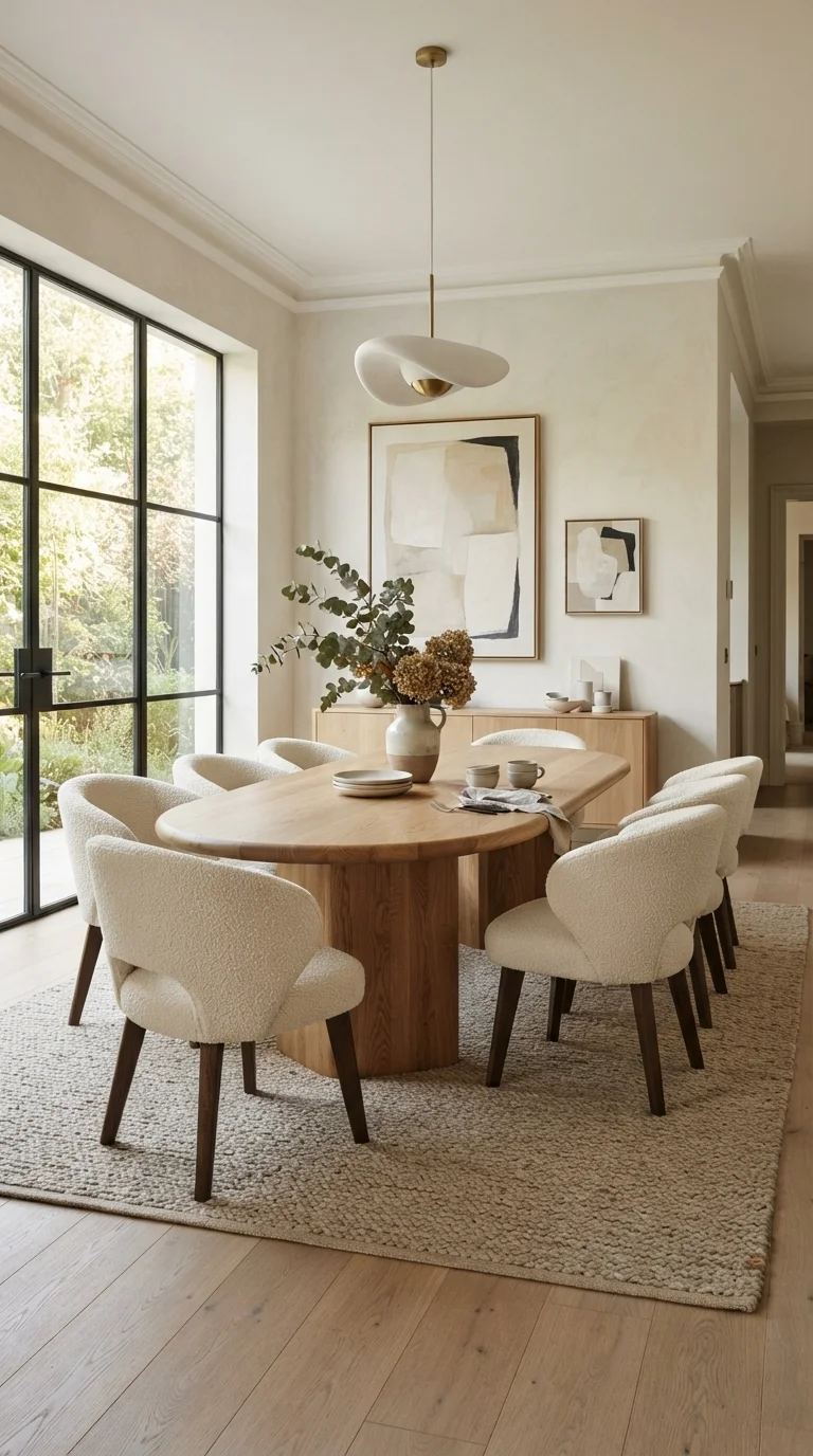 1. Sculptural Minimalism and Curved Silhouettes