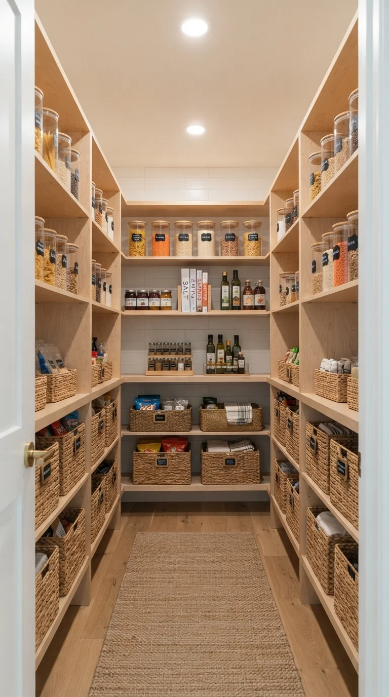 1. The Symmetrical U-Shaped Shelving Layout
