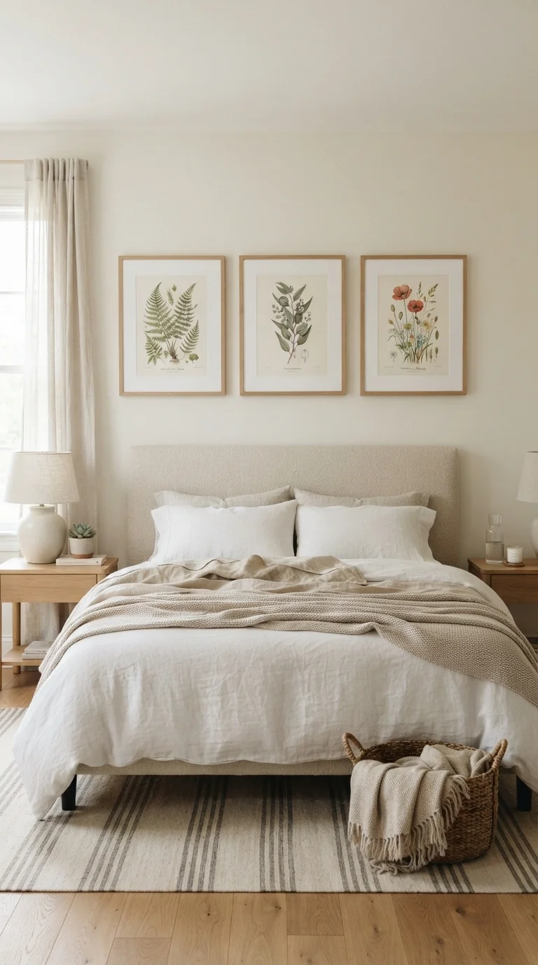 10. Botanical Art for a Fresh Garden Feel