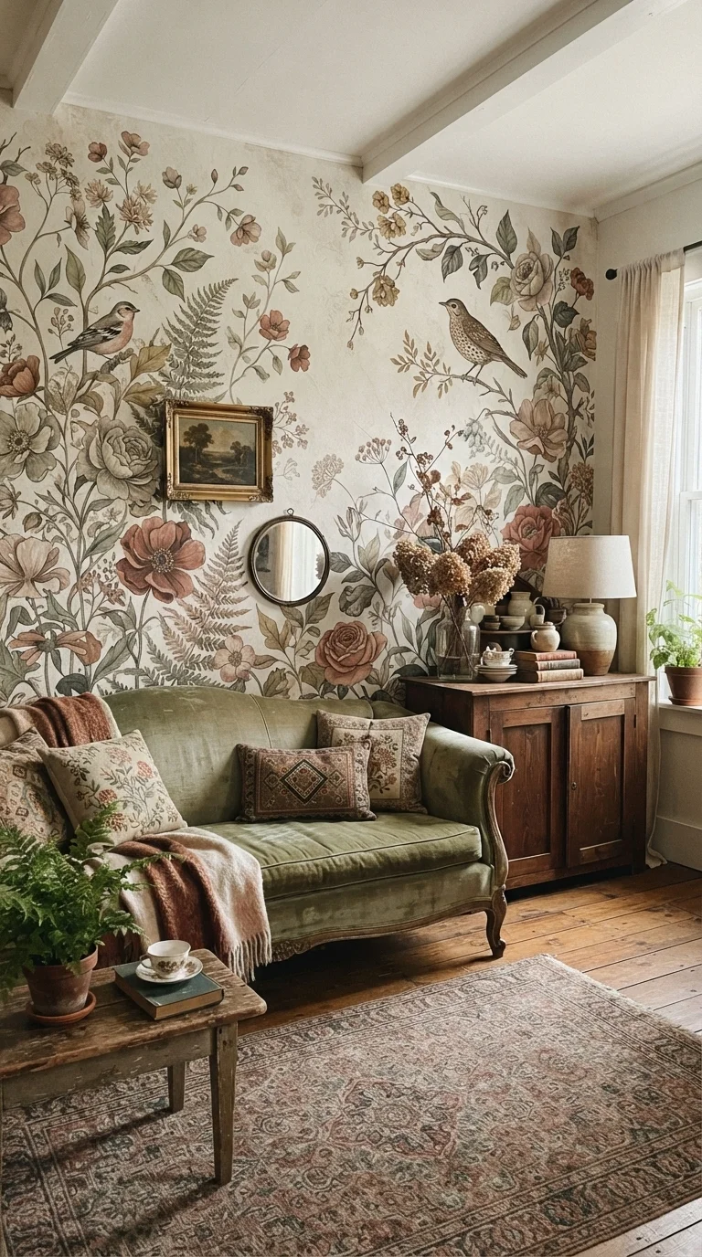 10. Botanical Wallpaper Mural