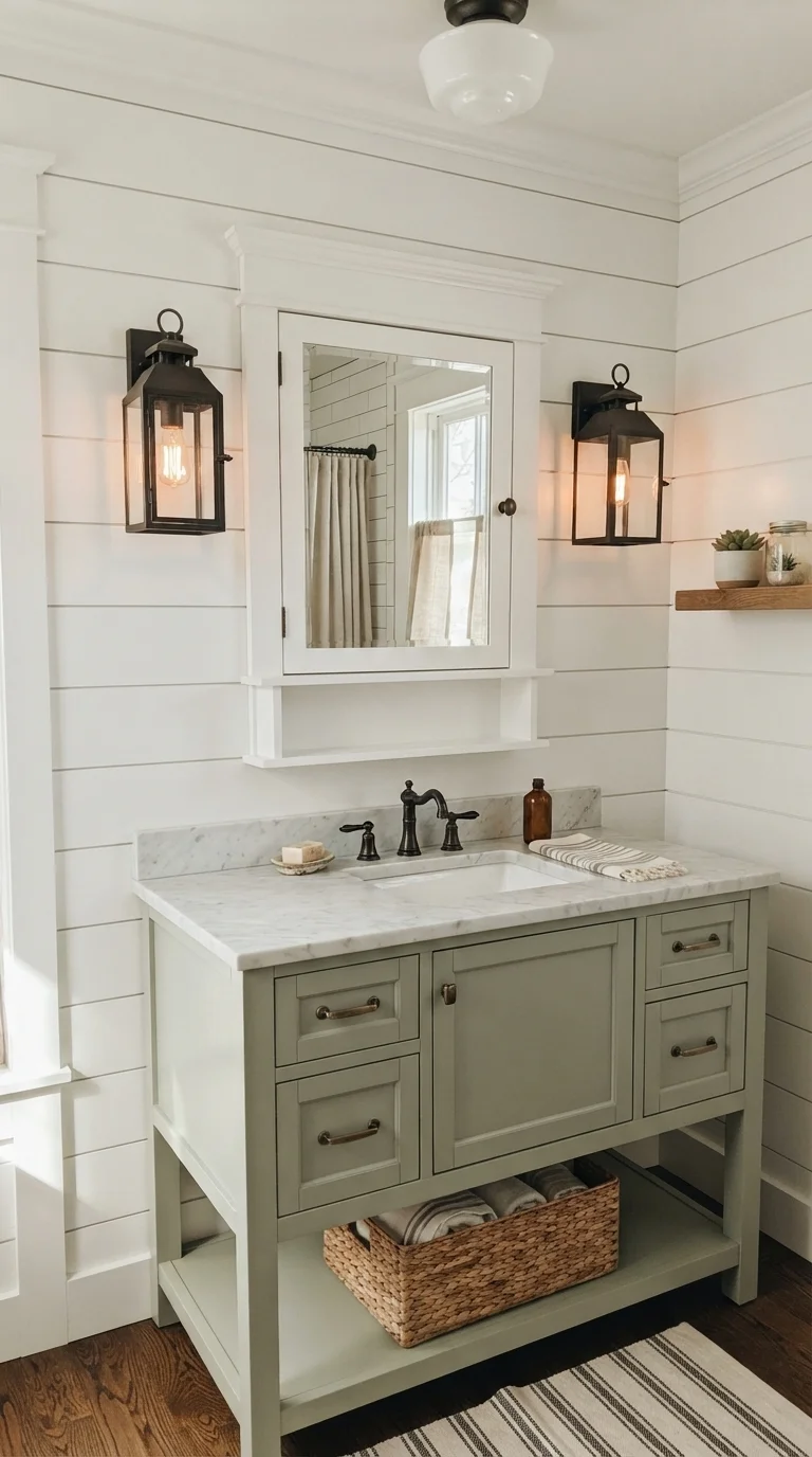 10. Vintage-Style Lantern Sconces