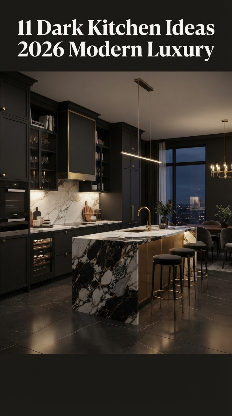 11 Dark Kitchen Ideas 2026 Modern Luxury