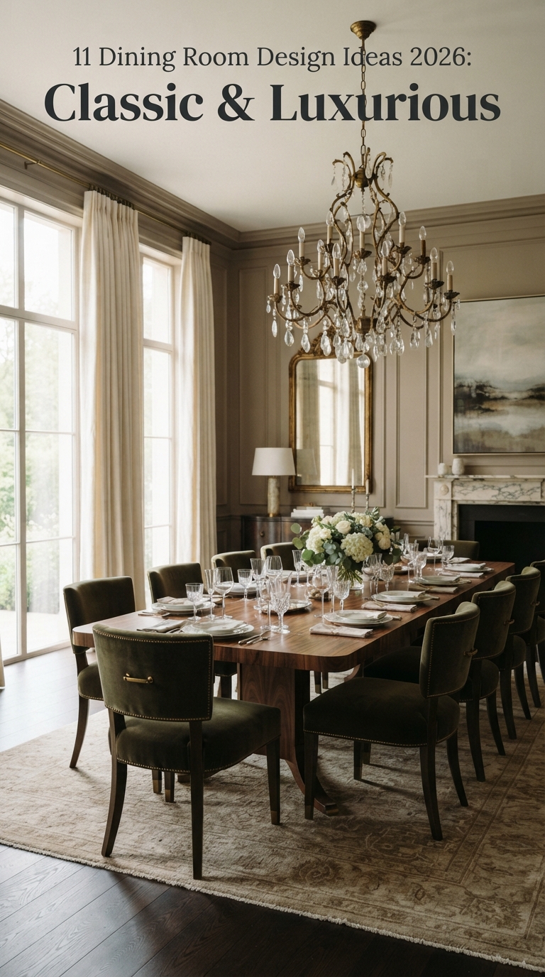 11 Dining Room Design Ideas 2026 Classic