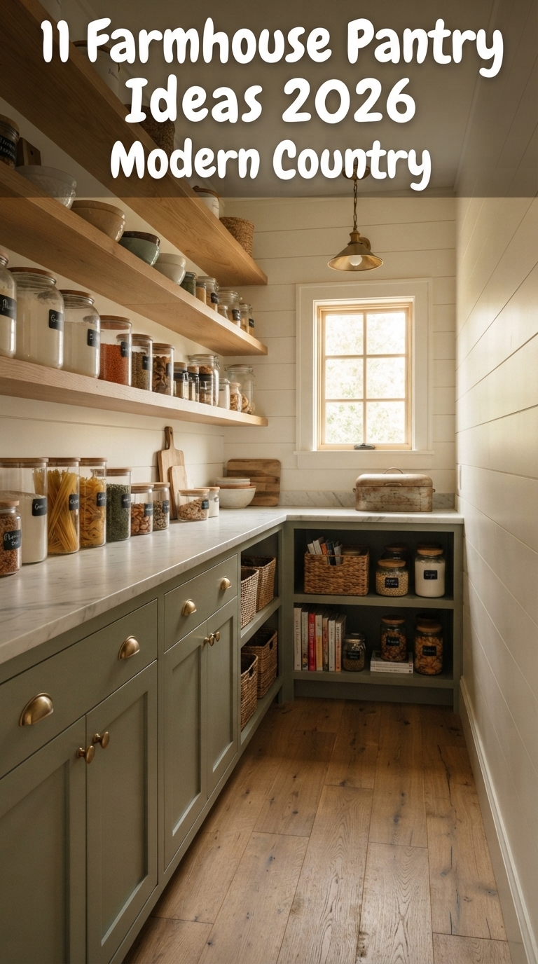 11 Farmhouse Pantry Ideas 2026 Modern Country