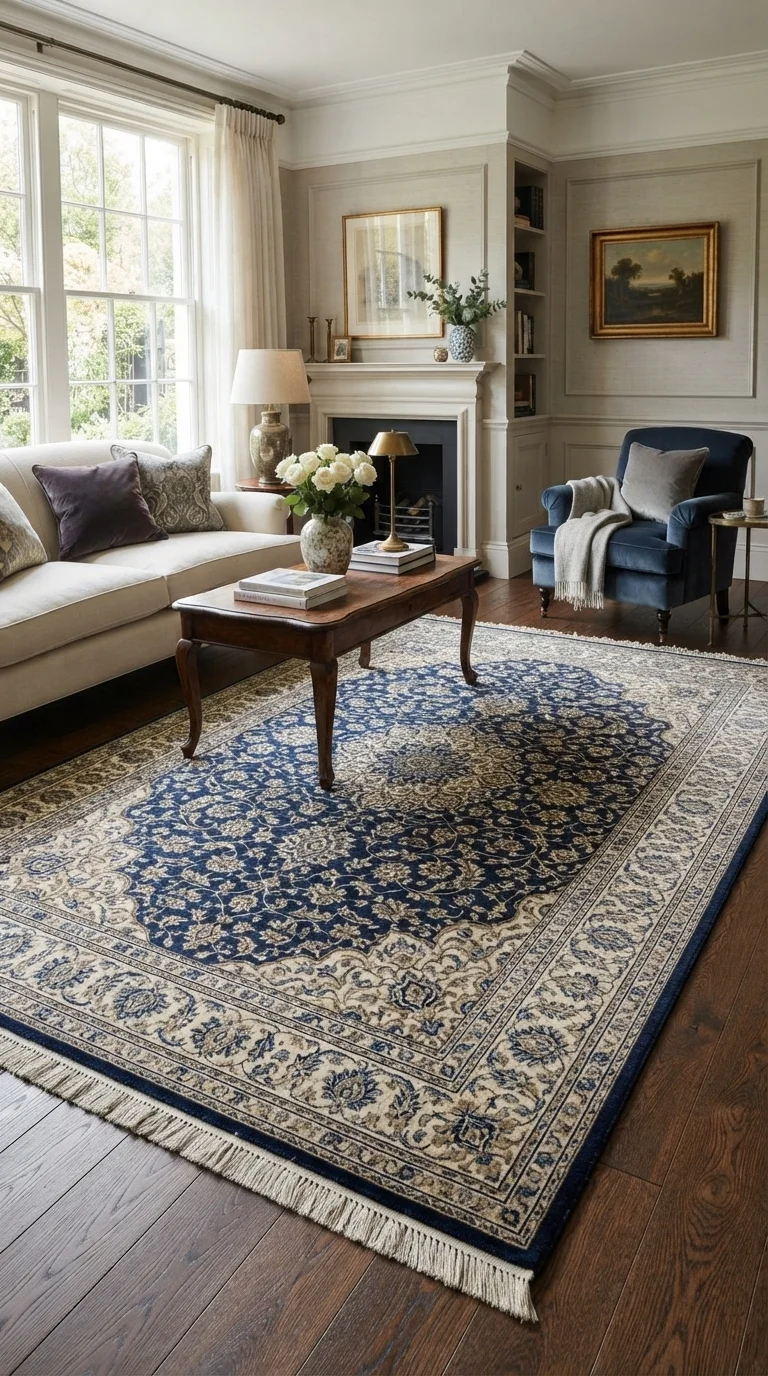 11. Hand-Knotted Wool for Longevity