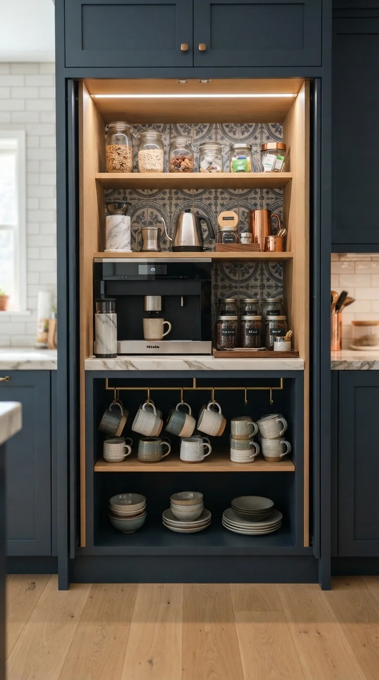 12 Luxury Kitchen Design 2026 Modern Interiors 11. The Breakfast Station Niche