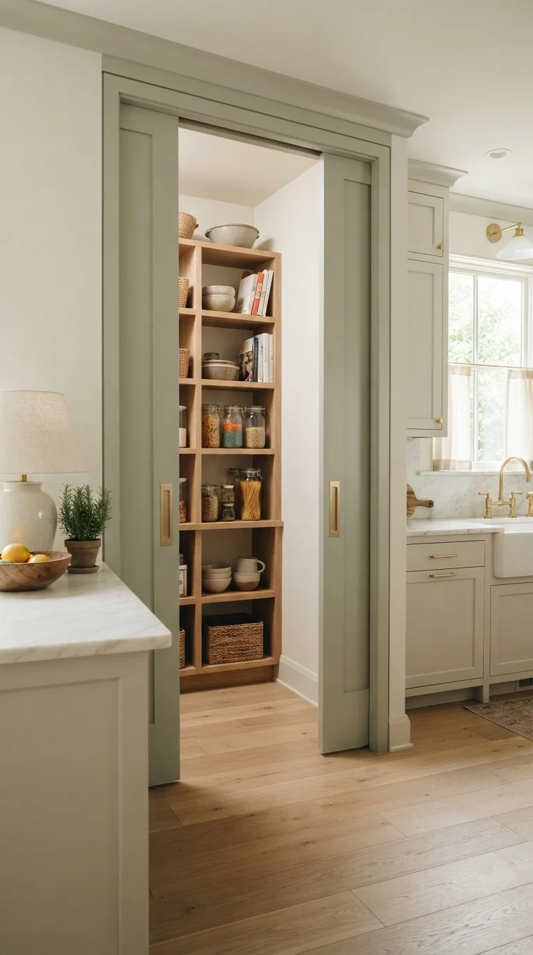 2. Integrated Pocket Doors