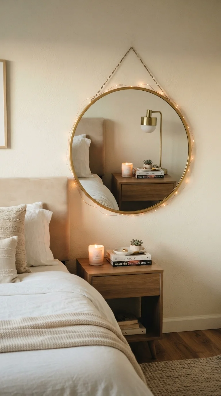 2. Minimalist Mirror Frame Accents