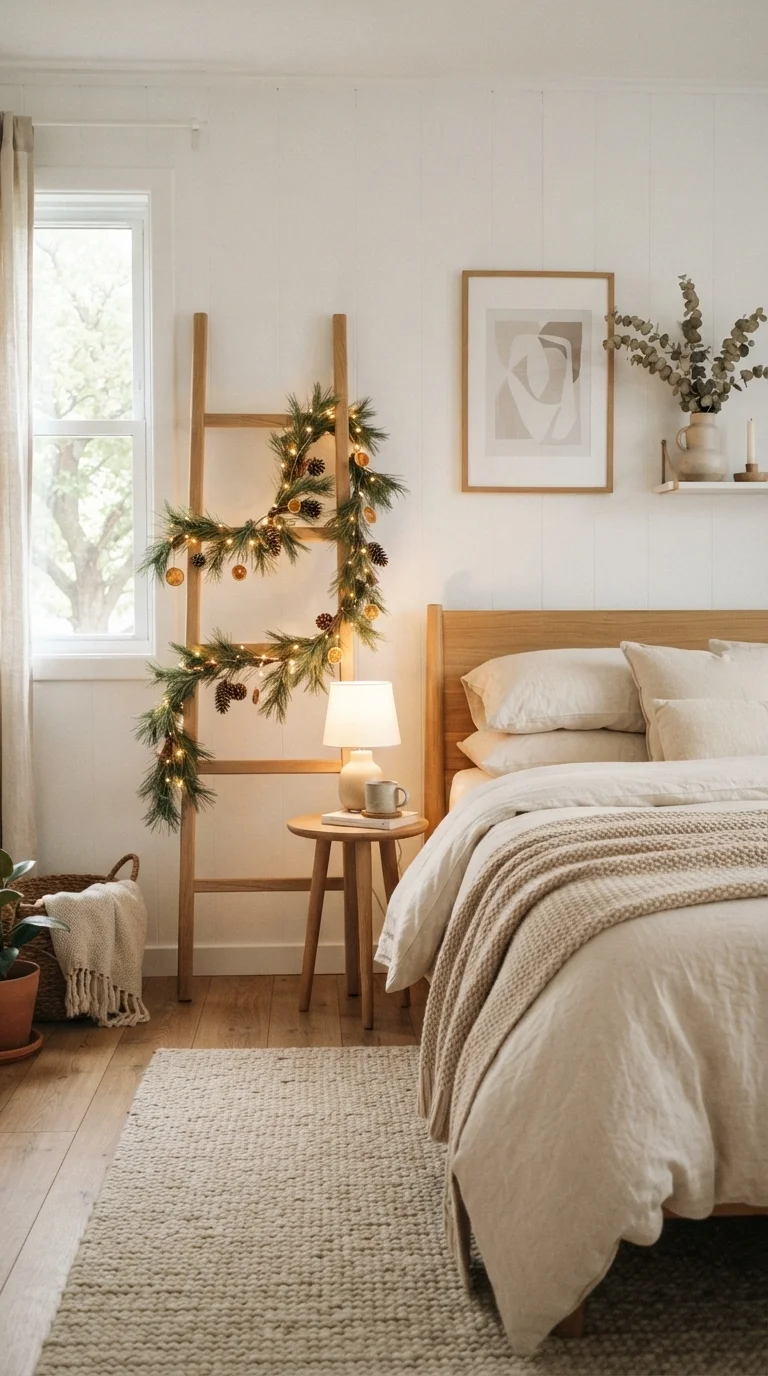 2. Minimalist Scandi-Inspired Pine Accents