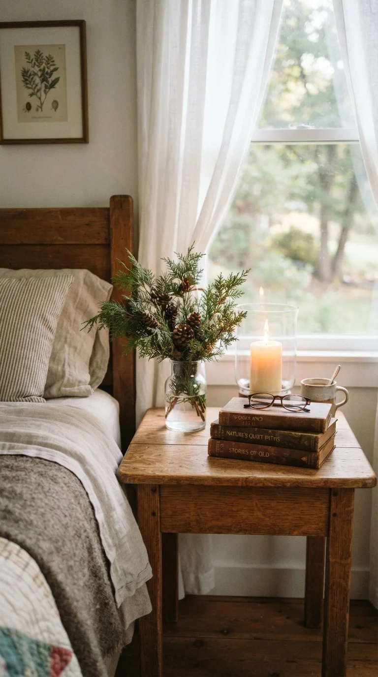 2. Natural Cedar and Pine Accents