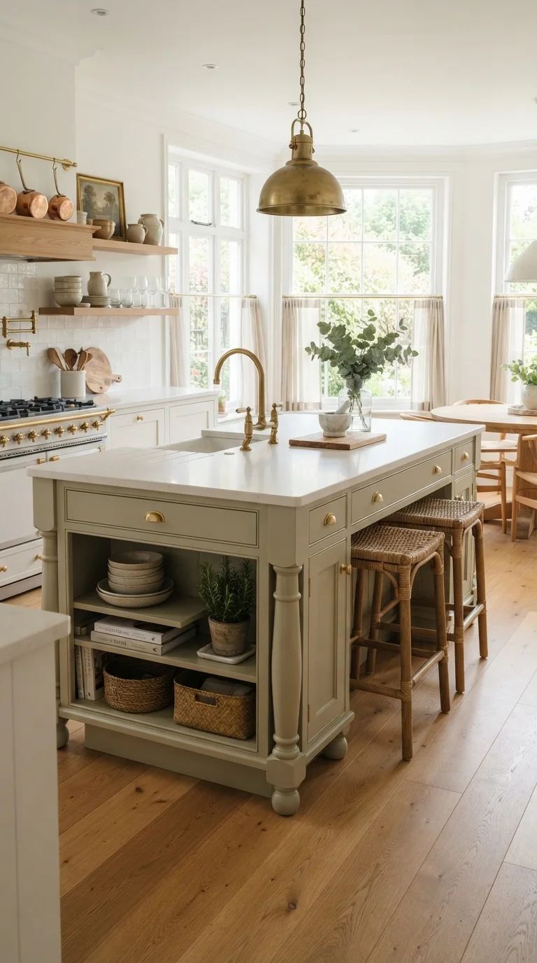 12 Best Kitchen Island Ideas 2026 You'll Love 2. The Furniture-Style Floating Base