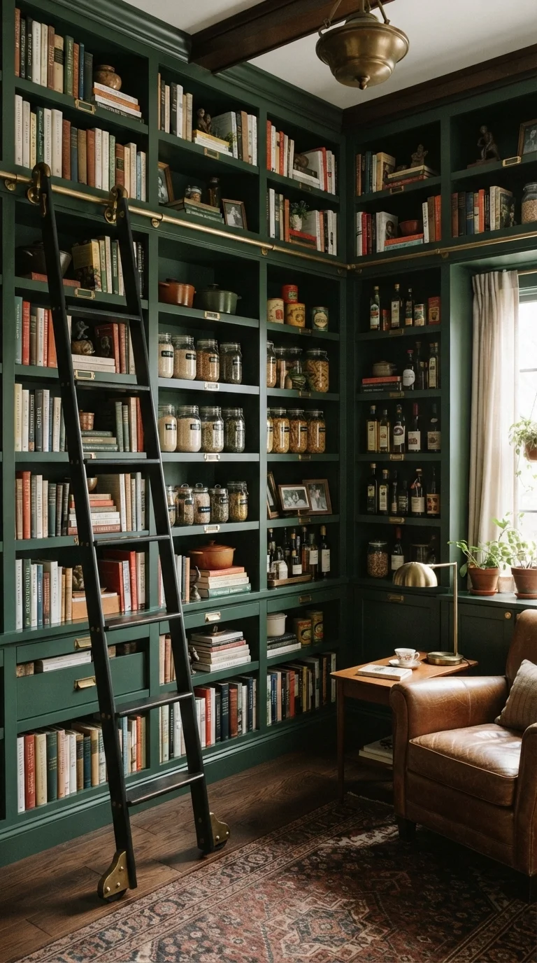 11 Modern Pantry Shelves Ideas 2026 3. Adjustable Library-Style Track Shelving