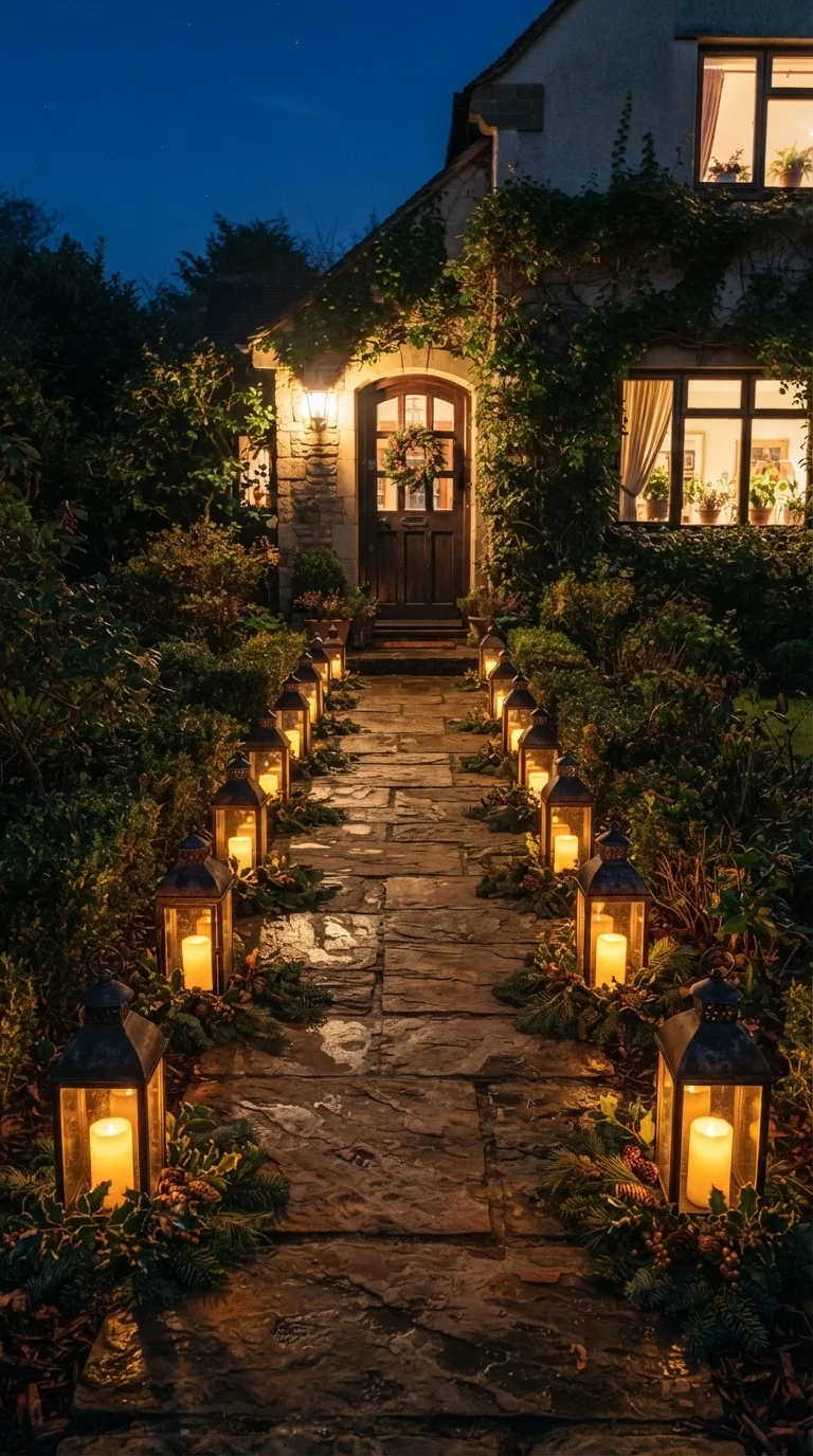 3. Lantern-Lined Walkways