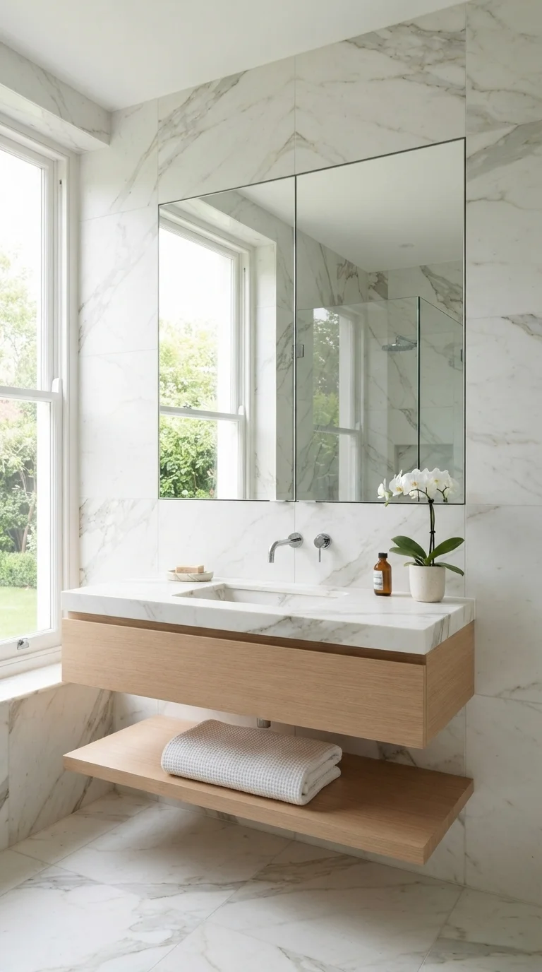 3. Recessed Medicine Cabinets with Mirror Fronts