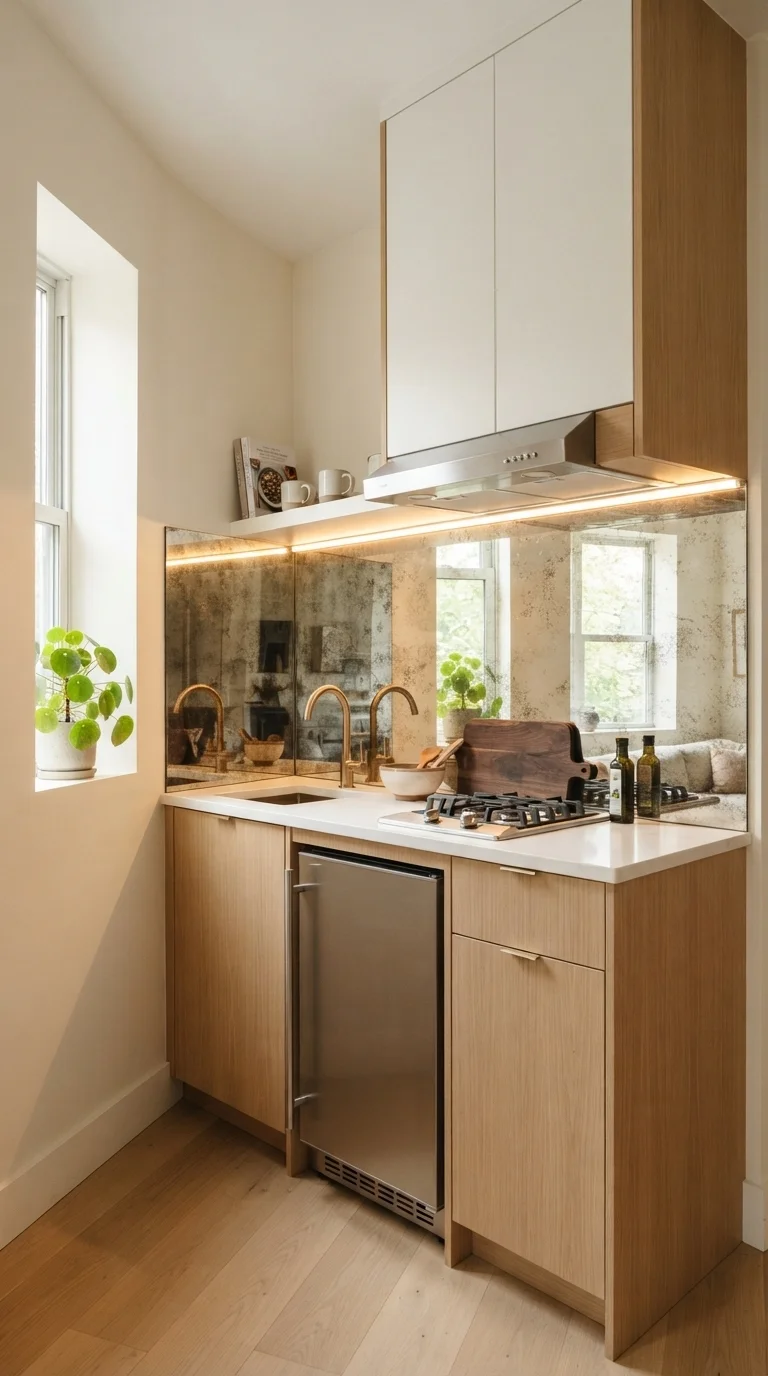3. Reflective Surfaces and Mirror Backsplashes