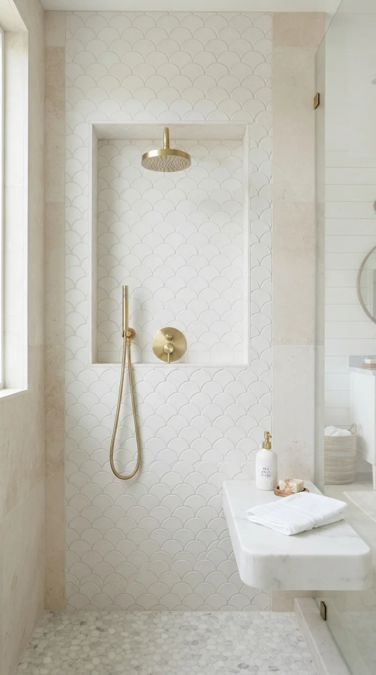 3. Scalloped Mermaid Scale Mosaics