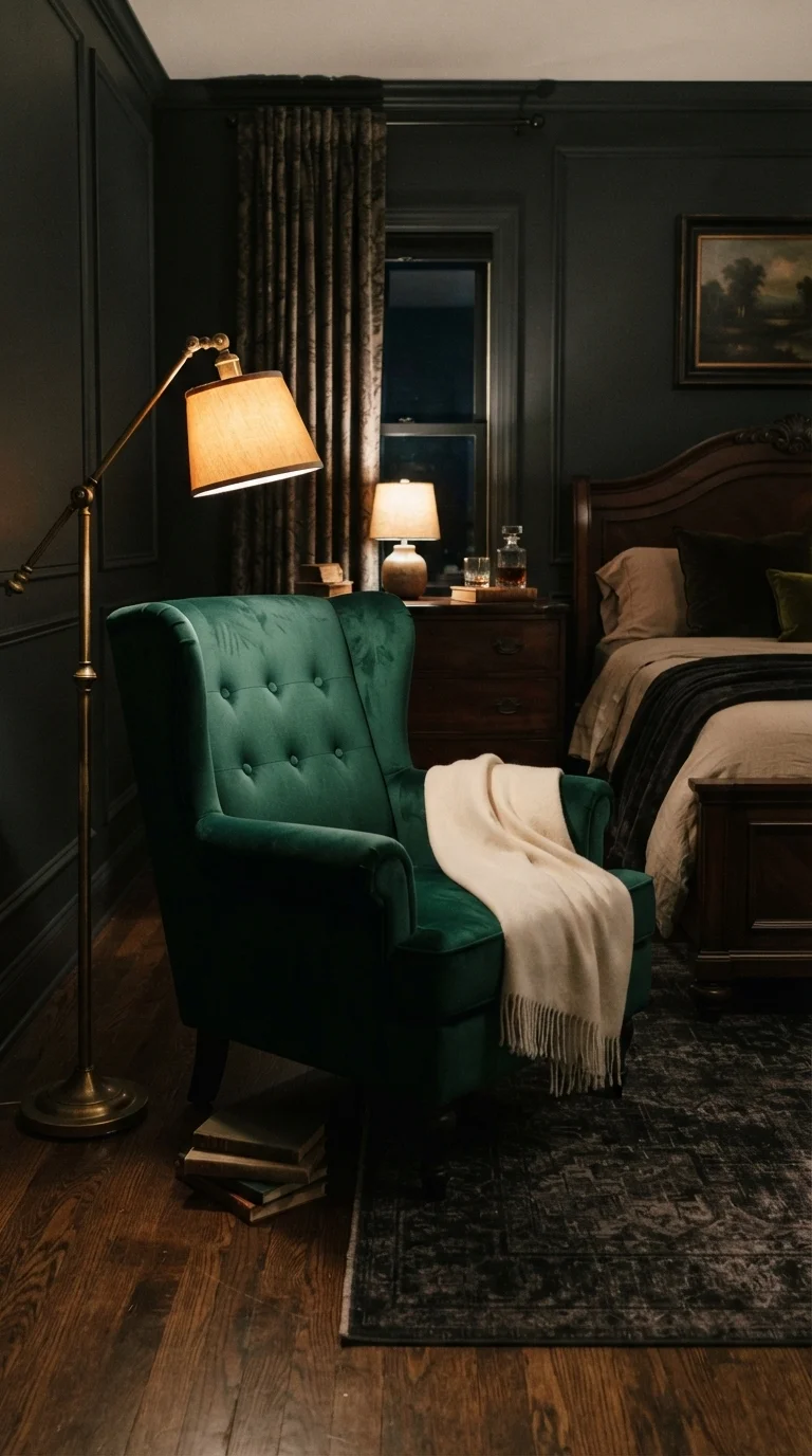 3. The Velvet Statement Wingback
