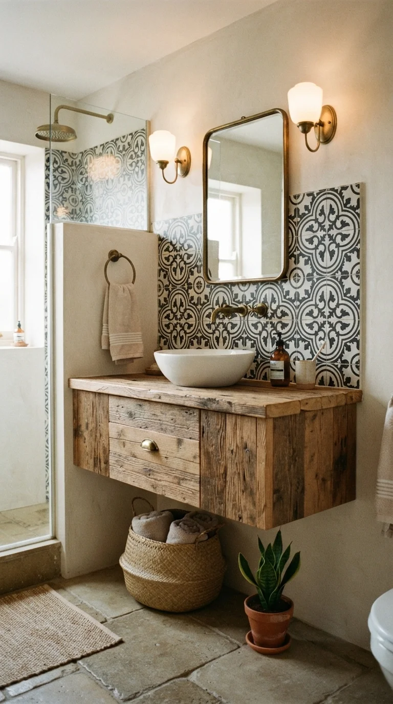 3. Vintage Moroccan Tile Accents