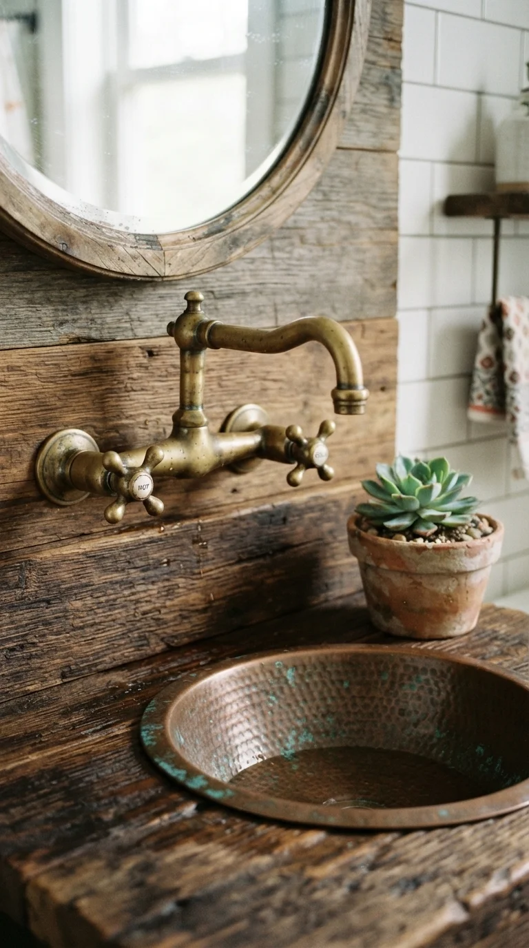 4. Industrial Unlacquered Brass for Patina Lovers