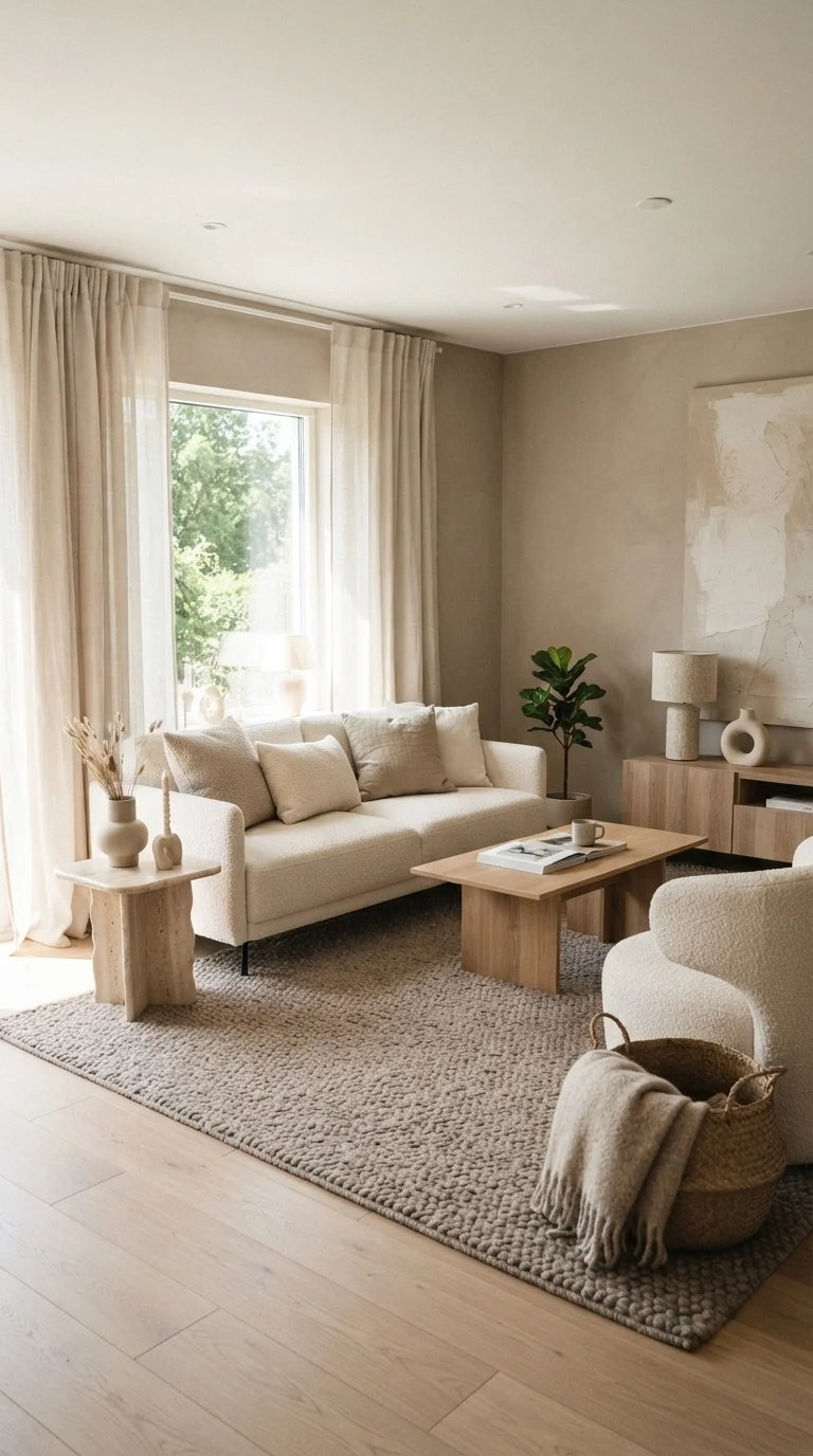 10 Classy Living Room Ideas 2026 Luxe Interior Design 4. Monochromatic Layering for Depth