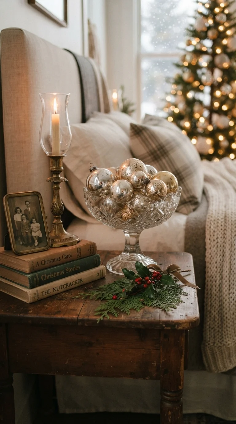 4. Vintage-Inspired Ornament Displays
