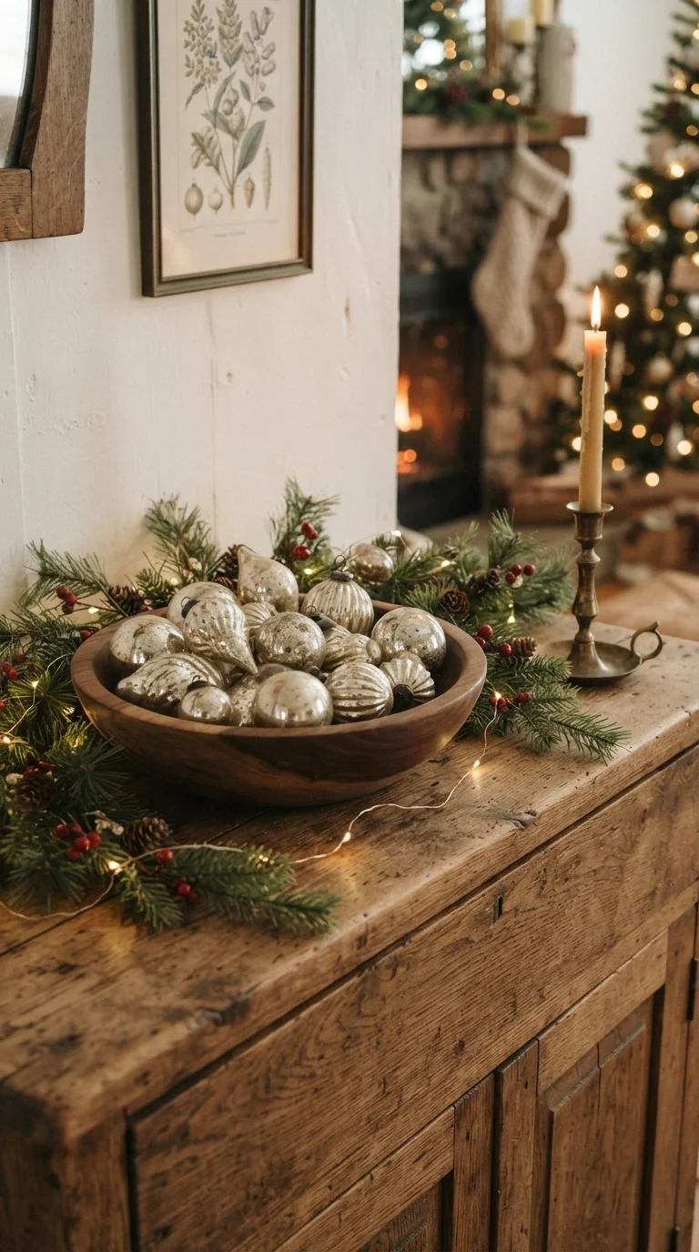 4. Vintage-Inspired Ornament Displays