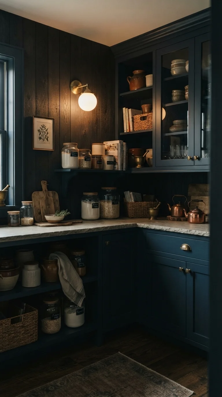 4. Warm Brass Accent Lighting