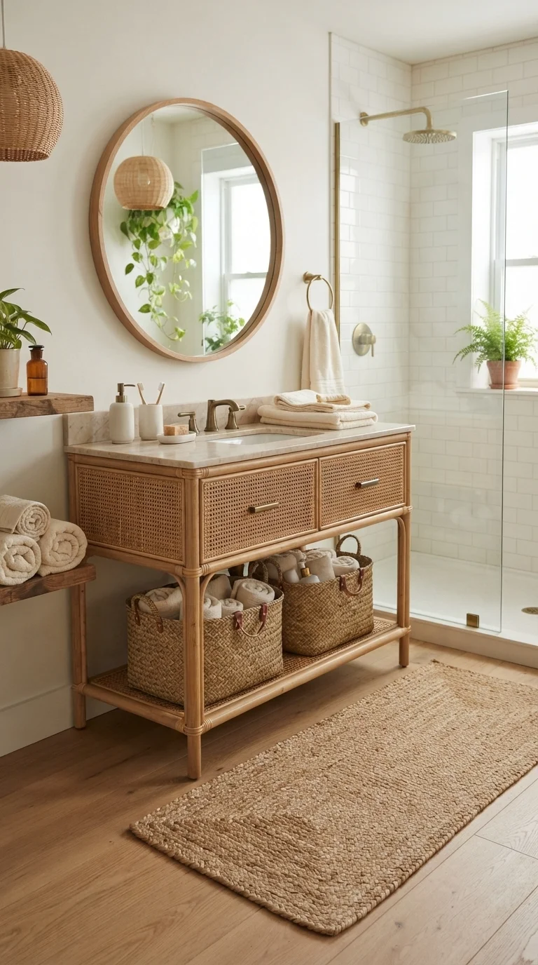 4. Woven Textures and Rattan Details