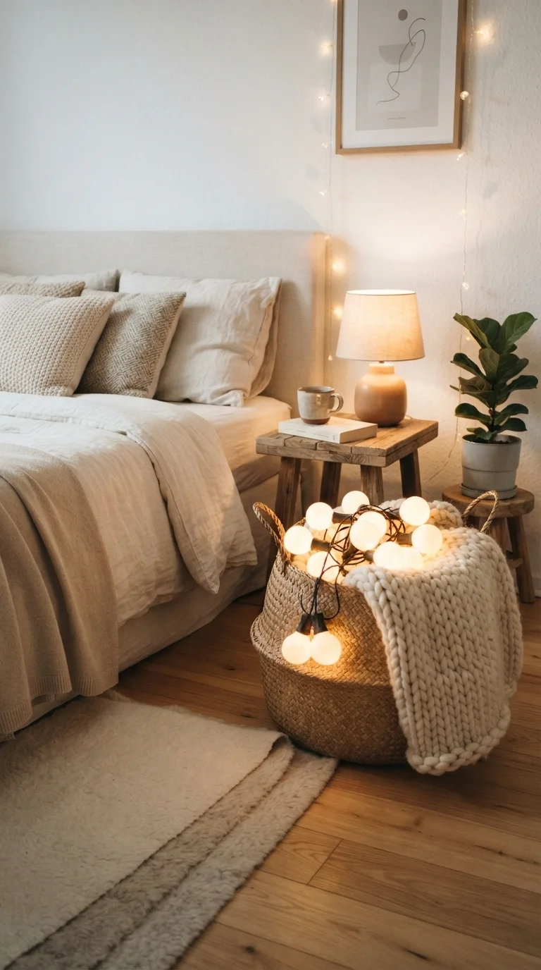 5. Bedside Basket Light Clusters